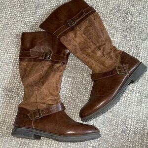 Girls Nine West Brown boots